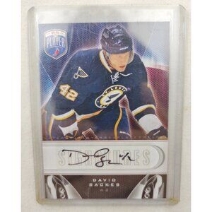 David Backes Autograph Upper Deck Be A Player Signatures St. Louis Blues